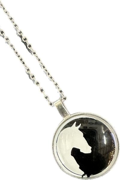 Reverse Horse Head Necklace