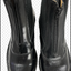 Ladies Black Riding Boots with Elastic and Zipper