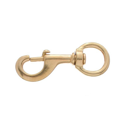 1 1/4" Brass-Plated Bolt Snap