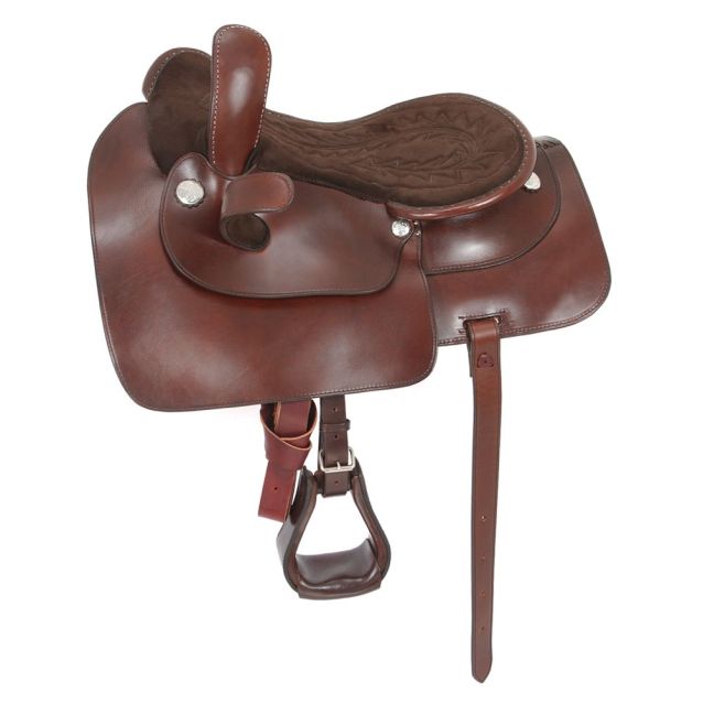 Royal King - Smooth Leather Side Saddle 18"