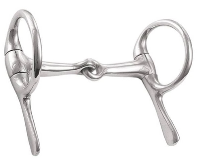 Snaffle Half Cheek Driving Bit, Stainless Steel 5"