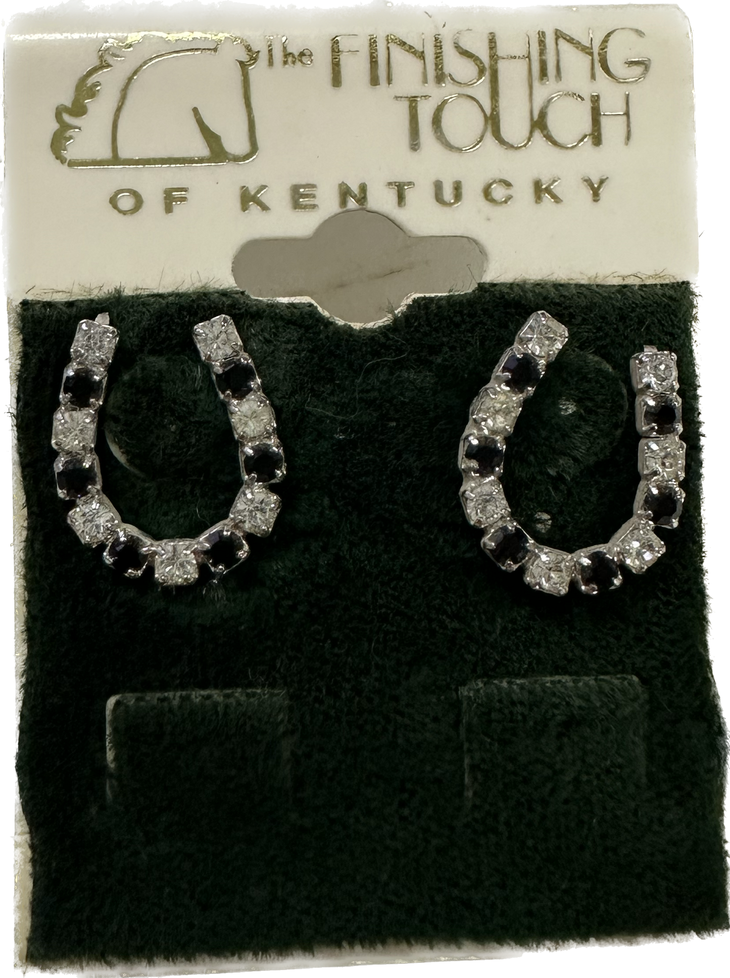 The Finishing Touch - Stud Horseshoe Earrings