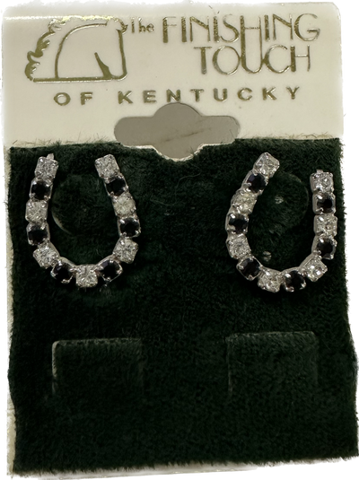 The Finishing Touch - Stud Horseshoe Earrings