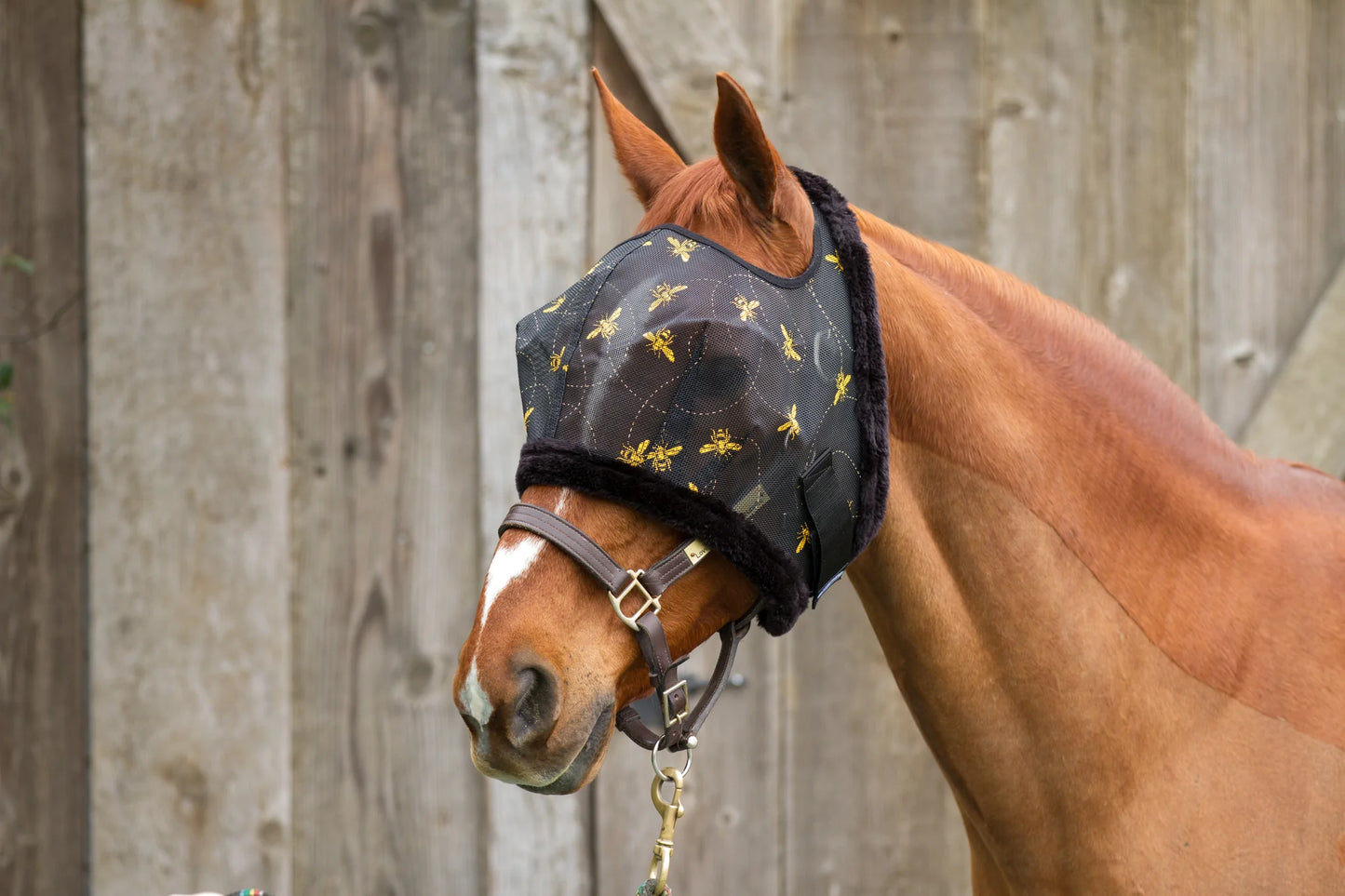 Mackey Fly Mask with Fleece Binding