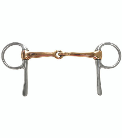 Jacks Copper Jointed Half Cheek Snaffle Bit