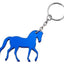 Aluminum Prancing Horse Keychain (Multiple Colors Available)