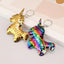 Sequin Unicorn Keychain