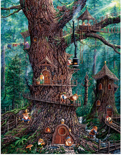 Forest Gnomes 1,000 Piece Puzzle