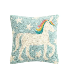 Unicorn Magic Hook Accent Pillow 🦄