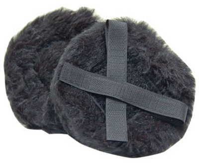 Fleece Helmet Ear Muffs With Ez Pull Fasteners