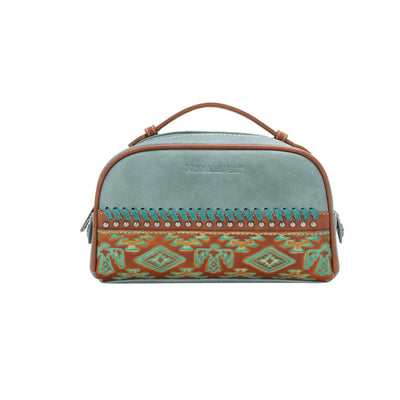 Montana West - Aztec Tooled Collection Travel Pouch (Multiple Colors Available)