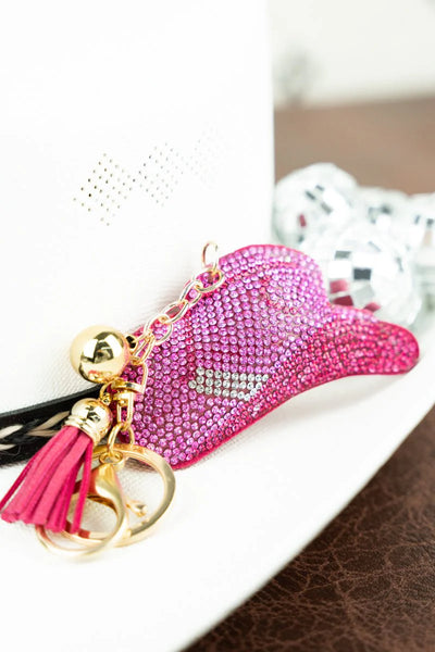 Crystal Encrusted Keychain (Multiple Styles Available)