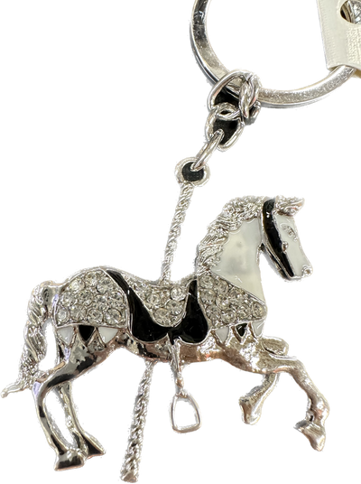 Sparkling Carousal Unicorn Keychain