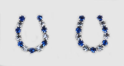 The Finishing Touch - Sapphire Horseshoe Earrings HER4221