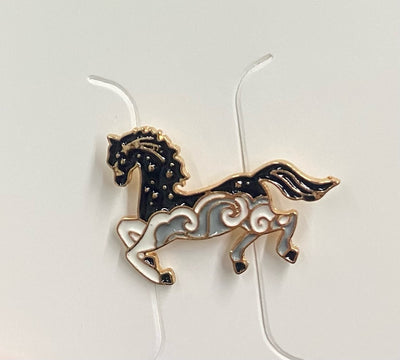 Midnight Horse Pin