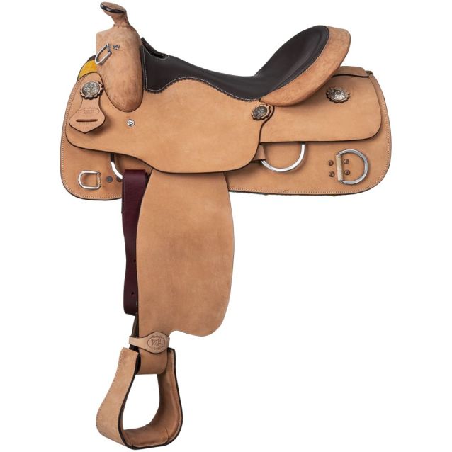 Royal King Roughout Training Saddle with Smooth Seat (16")