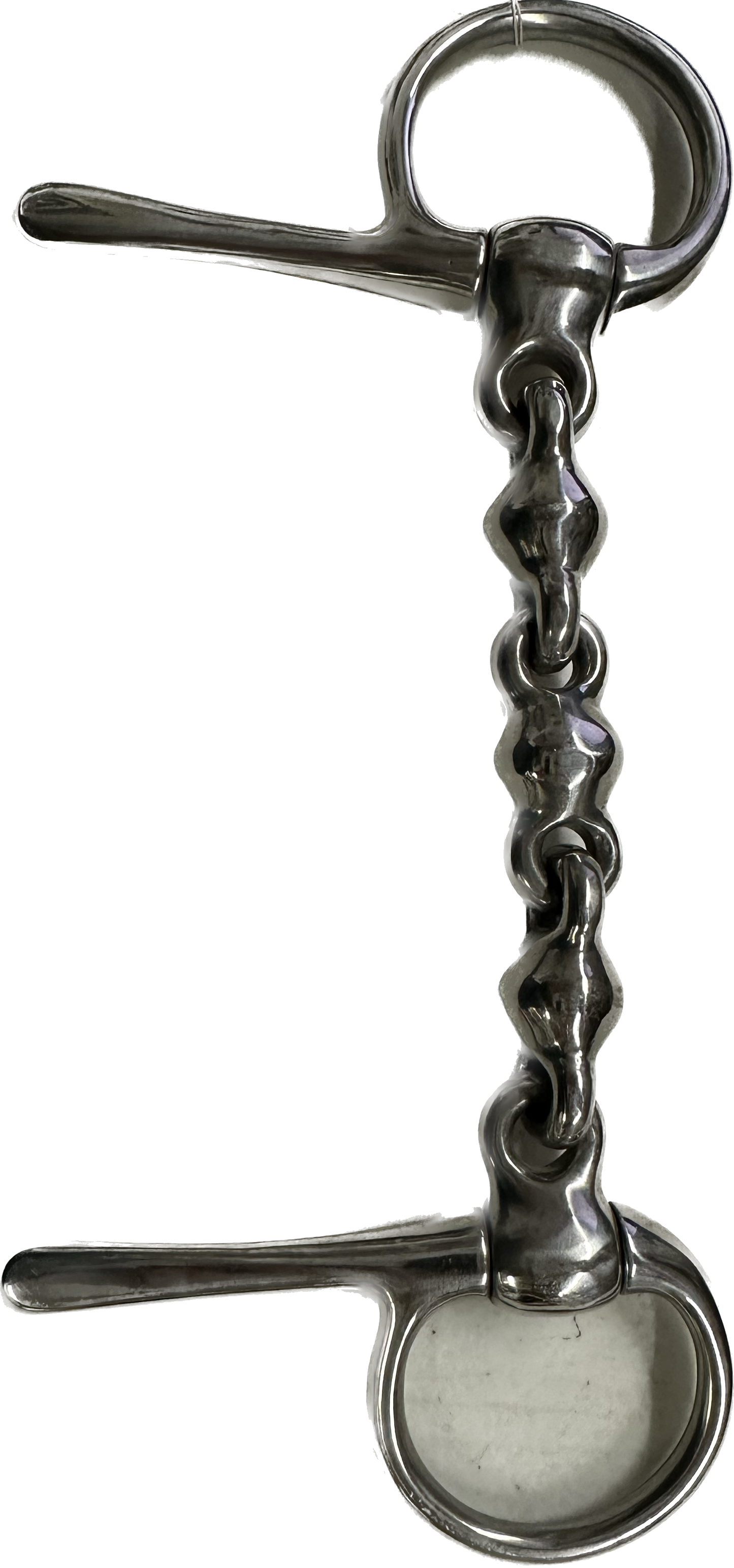 Half Cheek Corkscrew Jointed Snaffle Bit