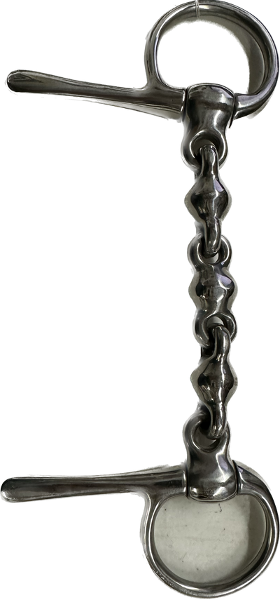 Half Cheek Corkscrew Jointed Snaffle Bit