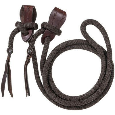 Royal King - Cord Roping Reins with Slobber Straps