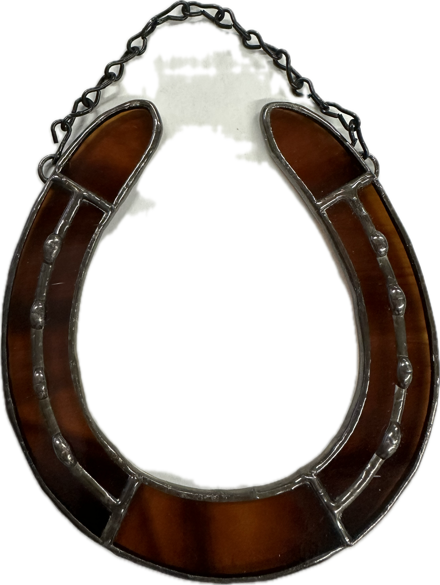 STAIN GLASS HORSE SHOE