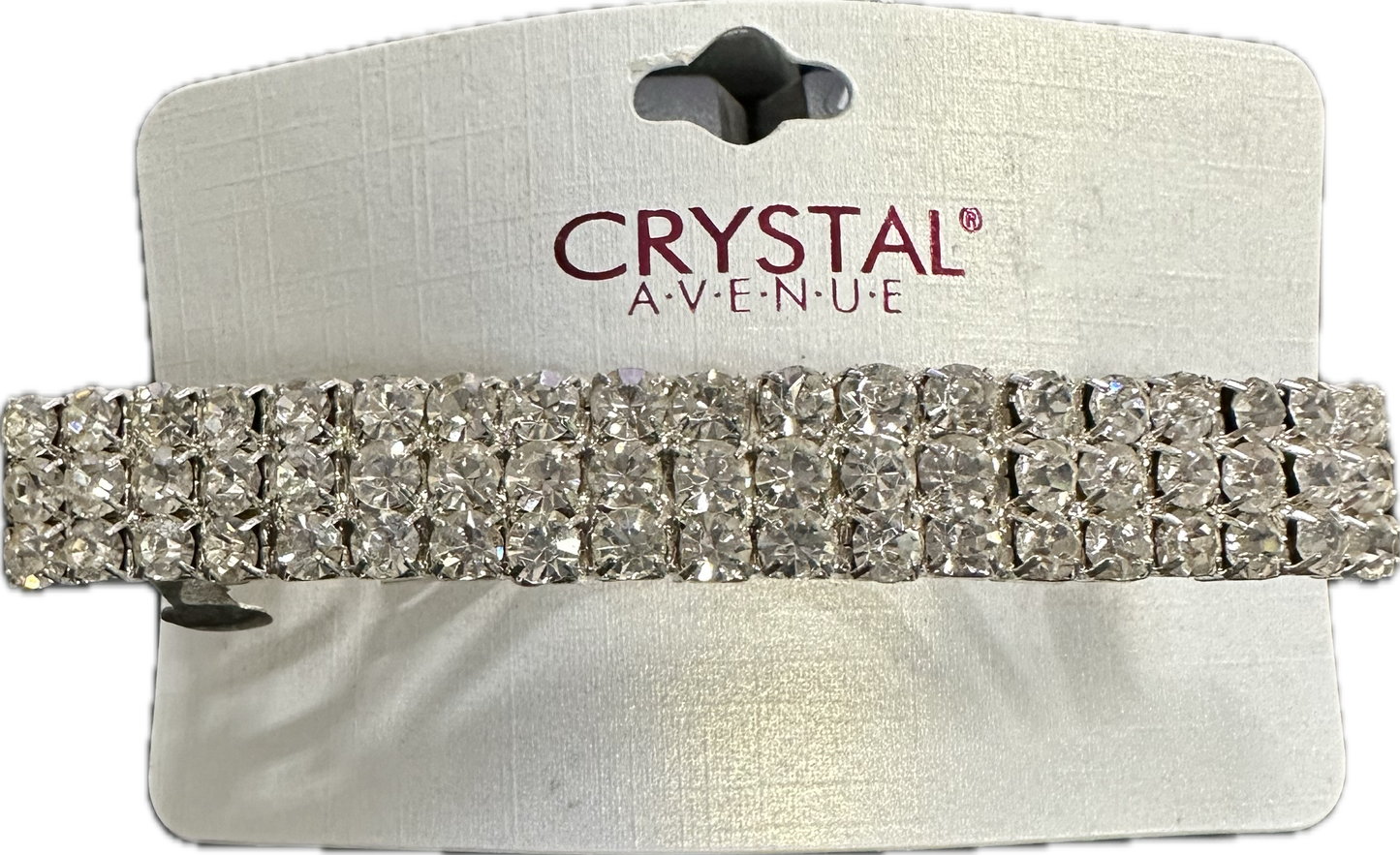 Crystal Avenue Rhinestone Barrette - Large