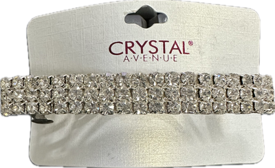 Crystal Avenue Rhinestone Barrette - Large