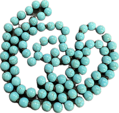 Strand of 1/8" Turquoise beads - 32"