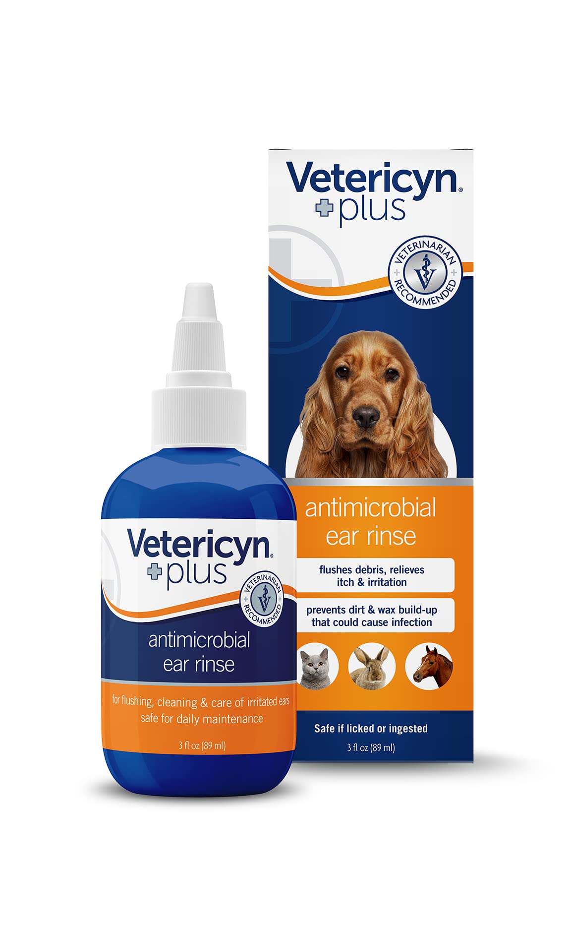 Vetericyn Plus Antimicrobial Ear Rinse - 3 Ounces