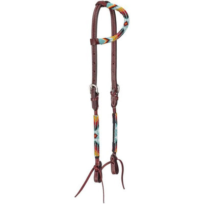 Tough 1 - Beaded Single Ear Headstall (Multiple Colors Available)