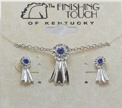 Blue Ribbon Gift Set - Silver