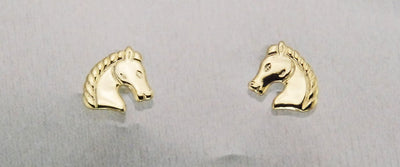 The Finishing Touch - Regal Horse Head Earrings