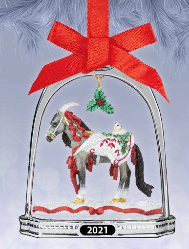 Breyer Arctic Grandeur Holiday Horse | Stirrup Ornament 700324 (2021)