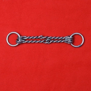 Pony Bit Twisted Double Wire Bradoon – 5″ x 1-1/2″