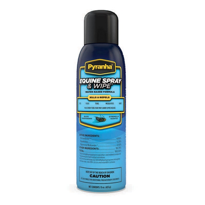 Pyranha - Equine Spray N' Wipe Aerosol 15OZ (Water Based)