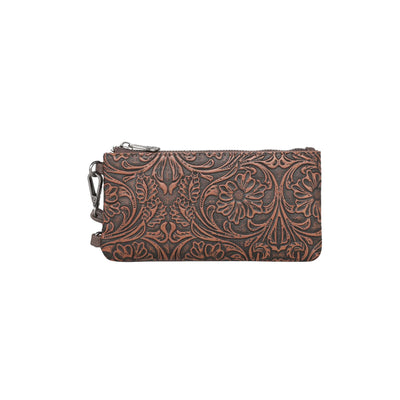 Montana West - Trinity Ranch Western Pattern Phone Wristlet/Crossbody (Coffee)