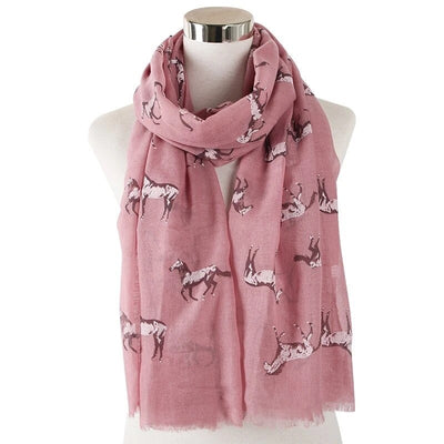 Running Horse Scarf (Multiple Colors Available)