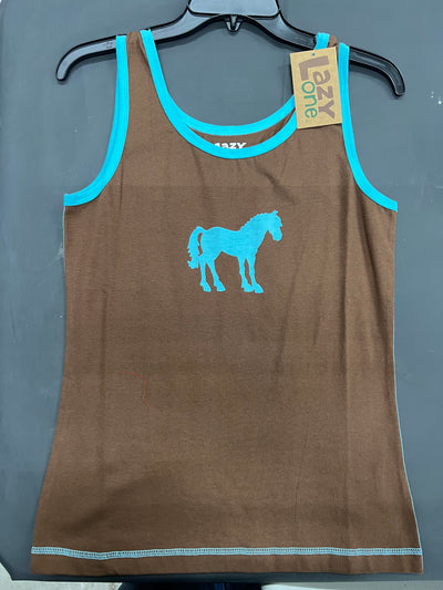 Lazy One PJ Tank Top Horse Silo (M or L)