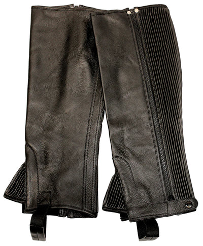 Tuffrider - Plus Rider Full Grain Half Chaps (Multiple Sizes Available)