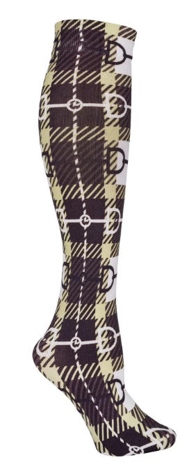 AWST Int'l Snaffle Bit Plaid Socks