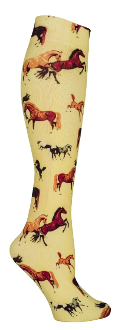 AWST Int'l "Lila" Horses All Over Socks